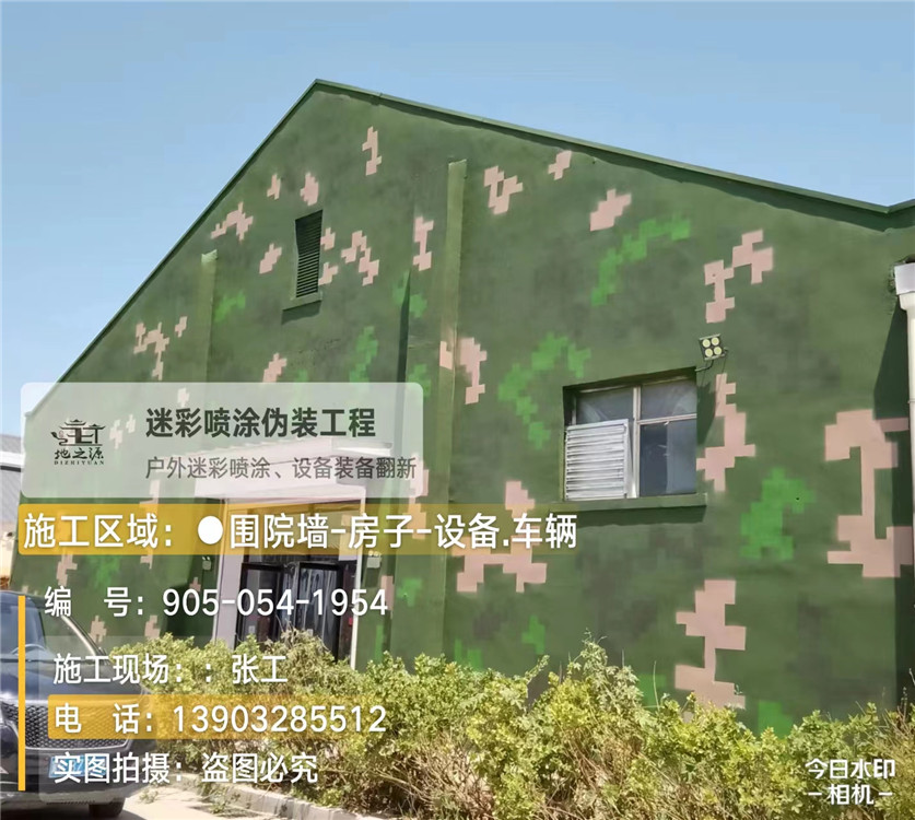 邢台外墙数码迷彩漆施工报价清单(100㎡标准墙面测算)